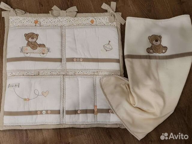 Кармашки и одеяло mothercare для новорожденных