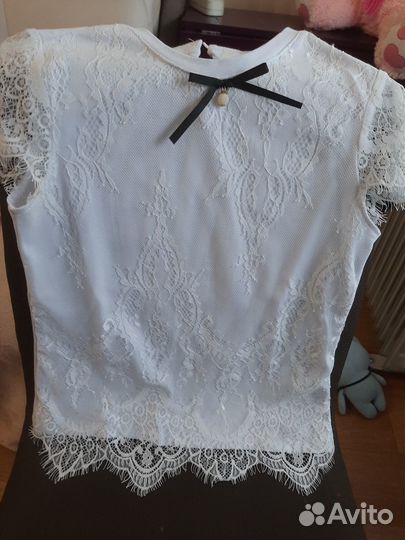 Блузки школьные для девочки 140