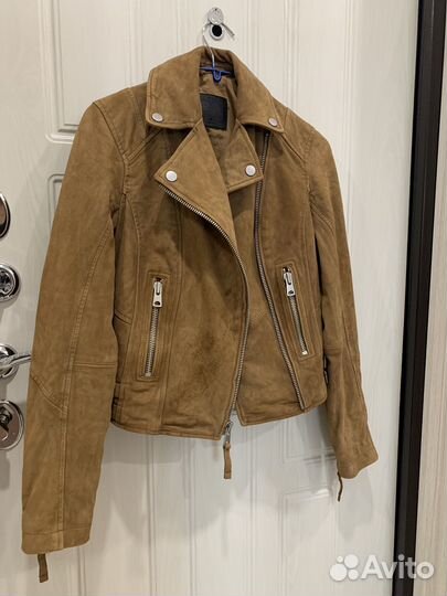 Куртка замшевая демисезонная 42