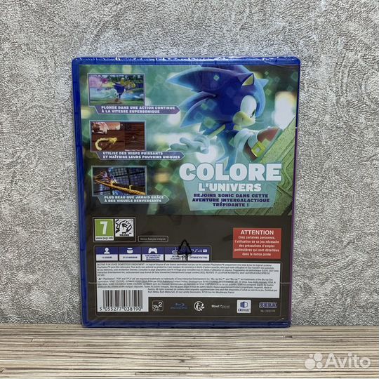 Sonic Colors Ultimate (Новый) на PS4/PS5