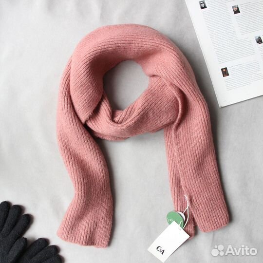Км Теплые вязаные шарфы C&A