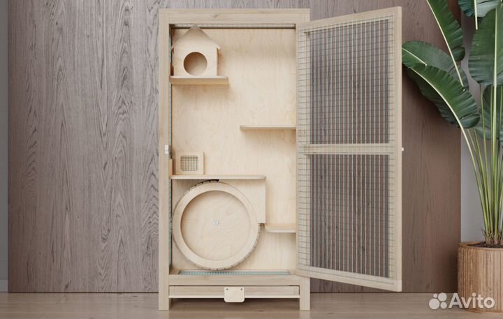 Клетка Витрина для Шиншилл Дегу Белки Дом Грызунов