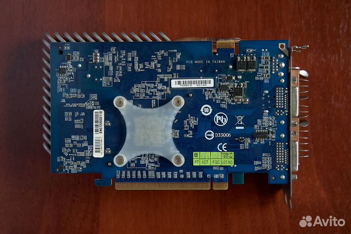 Видеокарта Gigabyte Nvidia GeForce 8600 GTS 256 Мб