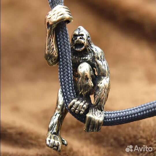 Бусина подвеска фигурка обезьяна кинг конг