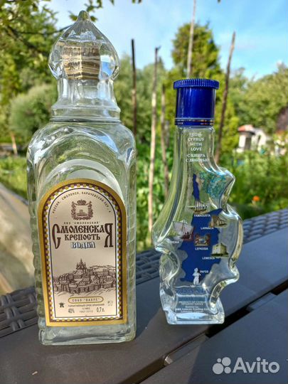 Бутылки штофы