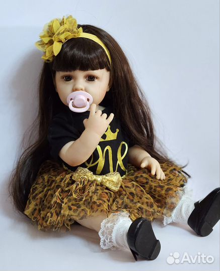 Кукла Реборн силиконовая 55см