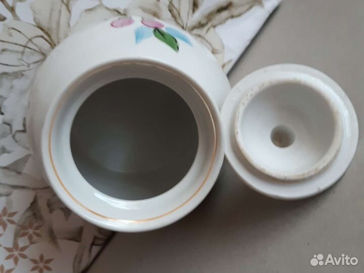 Сахарница фарфор СССР Песочное