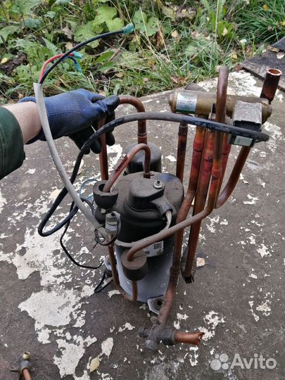 Компрессор кондиционера + плата управления