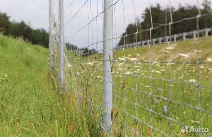 Сетка для ограждений, шарнирная 50метров