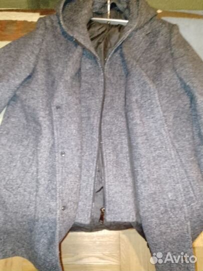 Пальто мужское с капюшоном