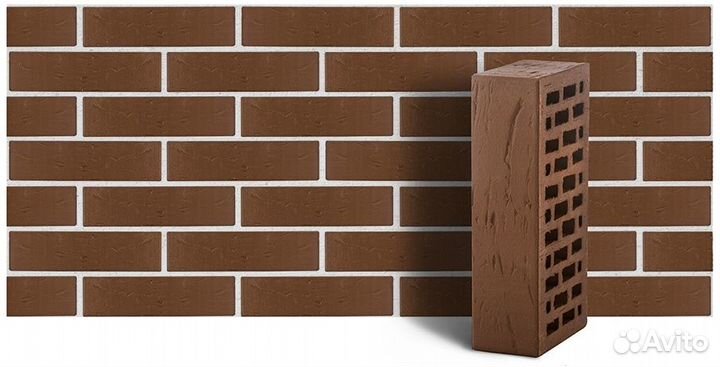 Облицовочный кирпич рустик