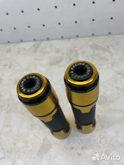 Грипсы С грузиками модель 4(золотой)