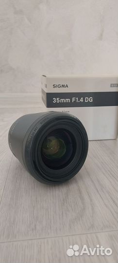 Объектив Sigma 35mm 1.4 art Sony A
