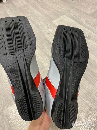 Лыжи детские с ботинками 140 см