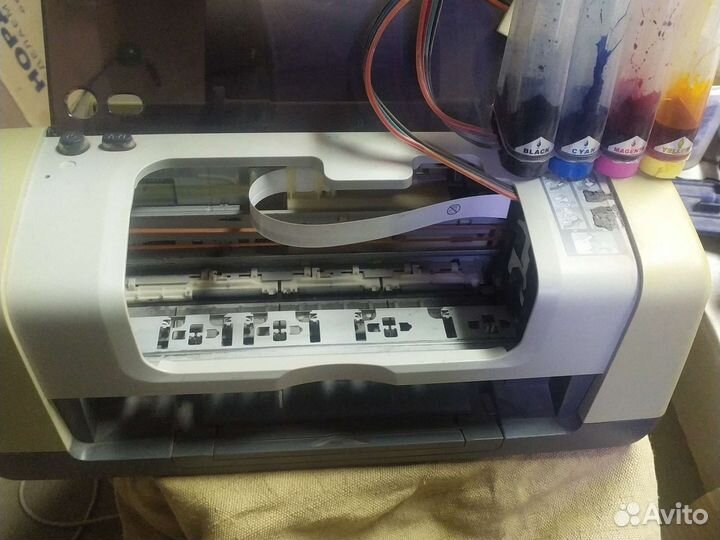 Цветной струйный принтер epson с снпч