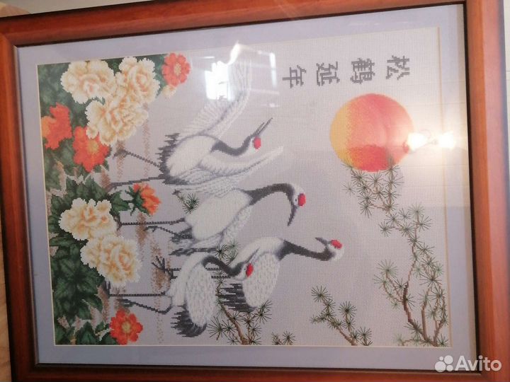 Картина вышитая крестом