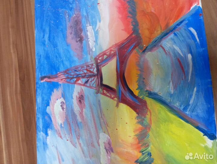 Картина масло Париж