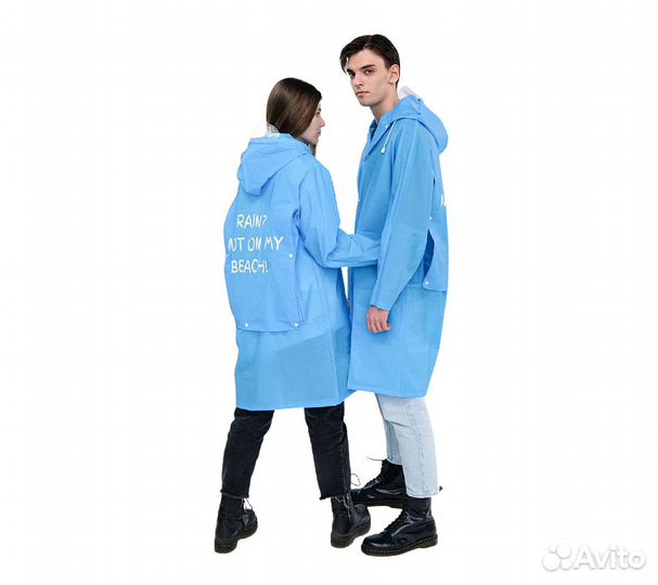 Дождевик RoadLike City Go M, голубой