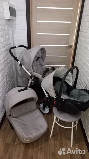 Коляска 3 в 1 indigo alpina