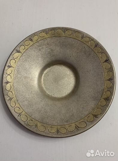 Блюдце Мельхиор