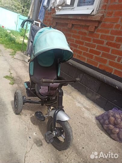Детский трехколесный велосипед бу