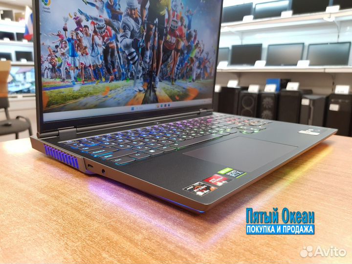 Ноутбук Lenovo Legion 7 2K 165Hz, Ryzen 7, RTX