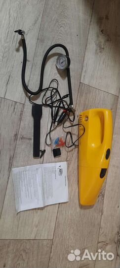 Пылесос-компрессор автомобильный