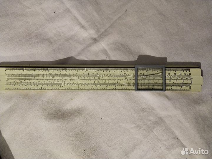 Логарифм. линейка СССР с инструкцией 1946 года