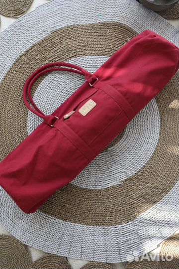 Сумка для коврика для йоги алая