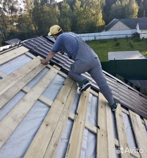 Ремонт кровли крыши строительство