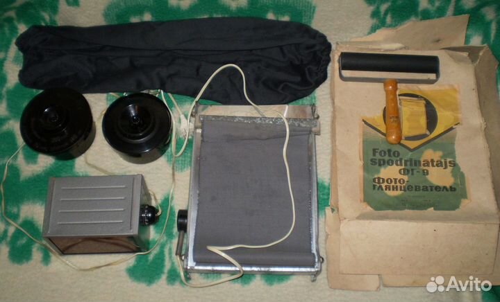 Глянцеватель и фото-принадлежности СССР