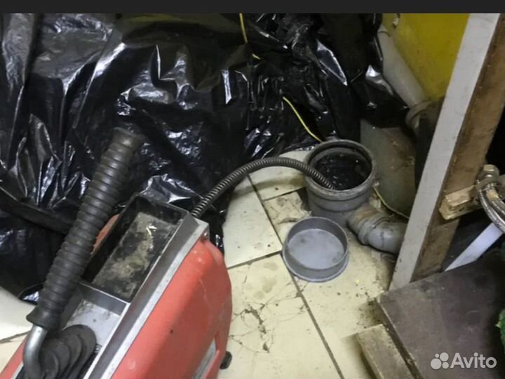 Прочистка канализации и Устранение засоров