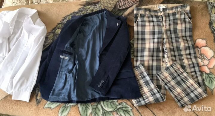 Пиджак бархатный на 7 лет