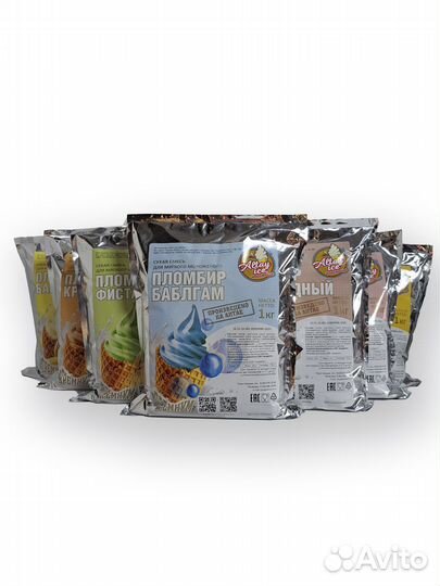 Сухие смеси для молочного коктейля и горячего шоко