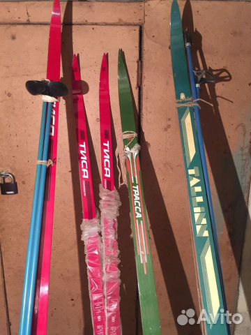 Лыжи,палки,крепления