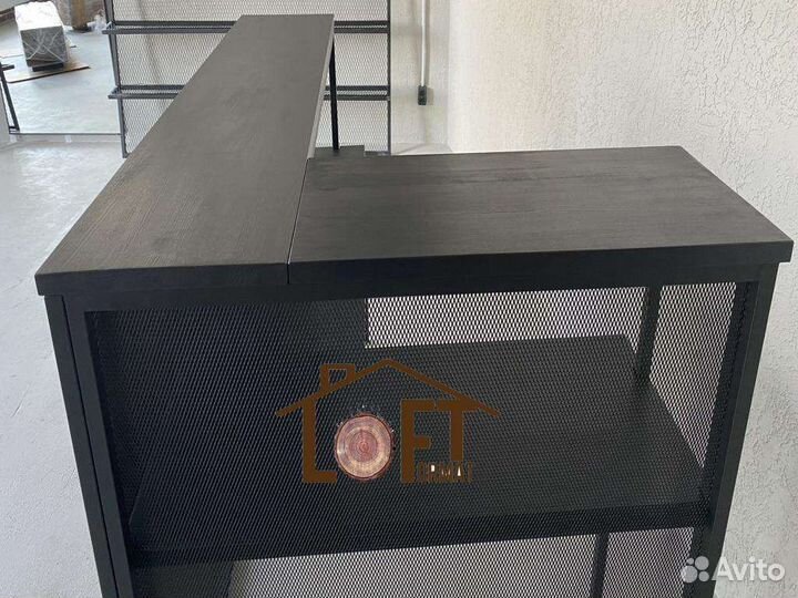 Стойка ресепшн лофт