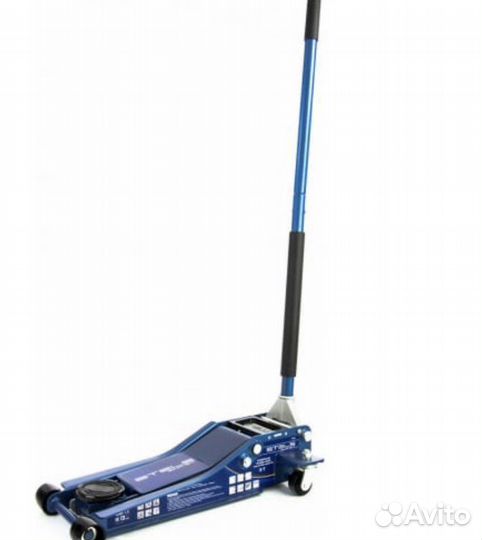 Домкрат 3т гидравлический подкатной, быстр.подъем