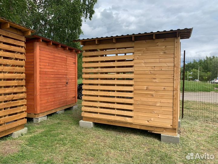 Дровники различных размеров от производителя