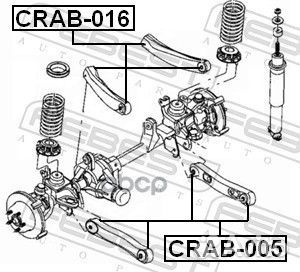 Сайлентблок рычага jeep grand cherokee 97-04