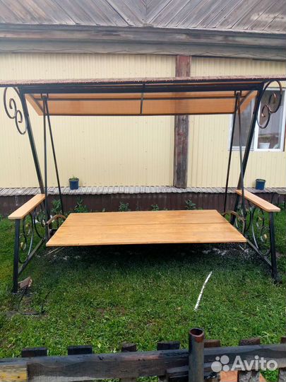Садовые качели новые,под заказ