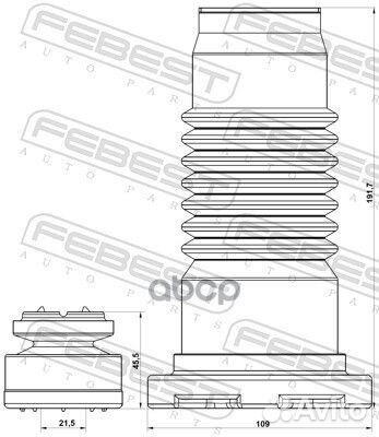 Пыльник переднего амортизатора с отбойником