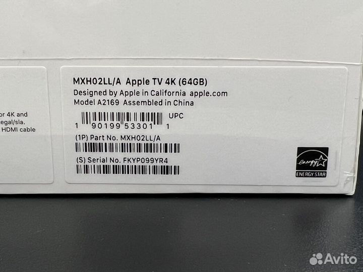 Новая Apple TV 4K 32/64Gb