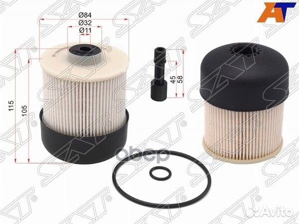 Фильтр топливный renault dokker 1.5 K9K 12/DUS