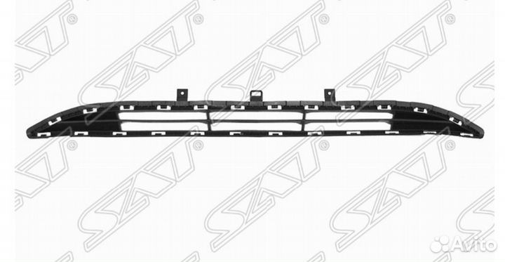 Решетка в бампер hyundai solaris 17-20