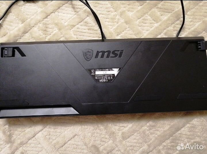 Игровая клавиатура мембранная msi vigor GK30