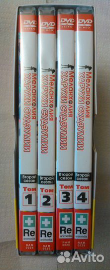 Аниме Меланхолия Харухи Судзумии 2 сезон боксовое