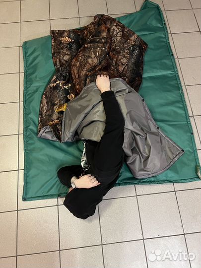 Плащ невидимка спальный мешок палатка