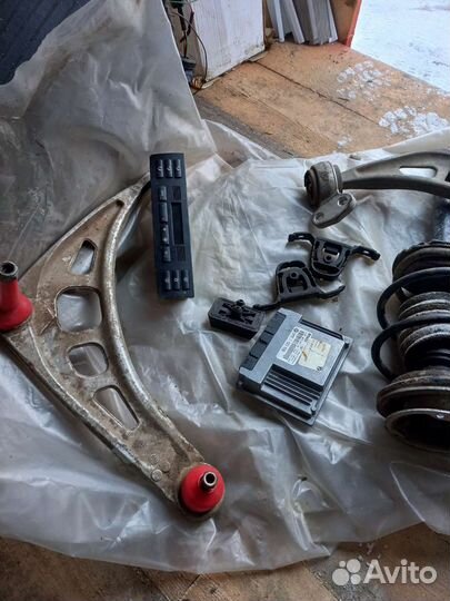 BMW e46 рычаги,эбу,Блок климатом,задние колодки