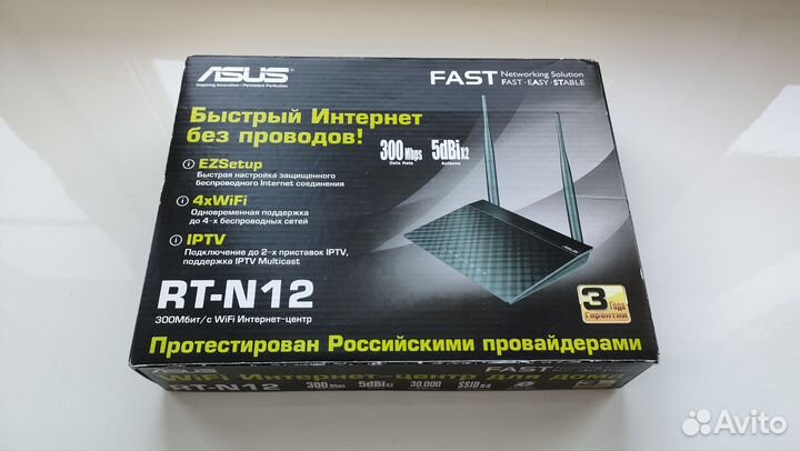 Wi-fi роутер Asus RT N12