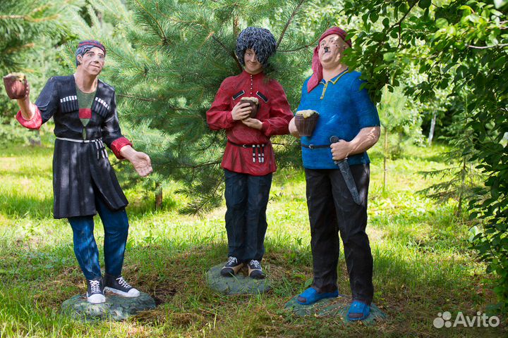 Композиция фигур «Трус, Балбес, Бывалый» 170 см